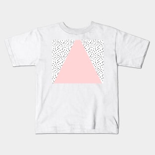 Gentle Scandinavian geometric blush Kids T-Shirt